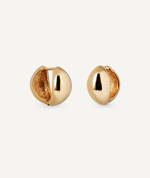 Pendientes de aro ovalados Clor 16 mm