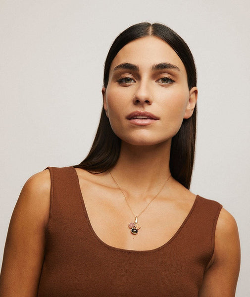 Collar Talaia con piedras naturales
