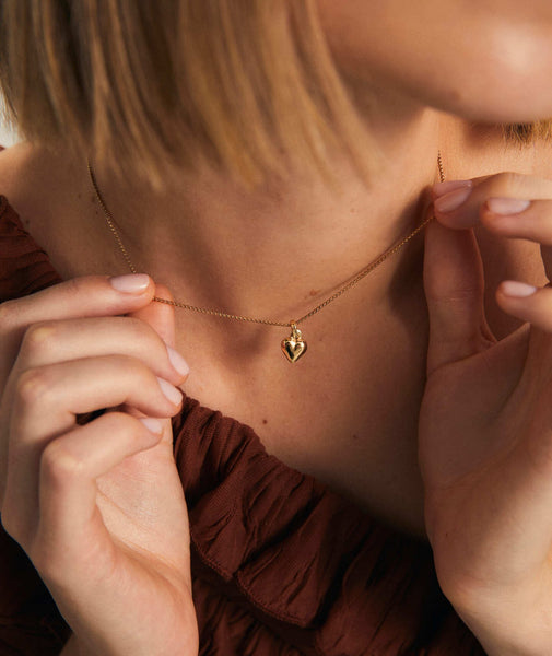 Colgante Babe colección Clásicos Plata de Ley 925 Chapado Oro 18Kt corazón