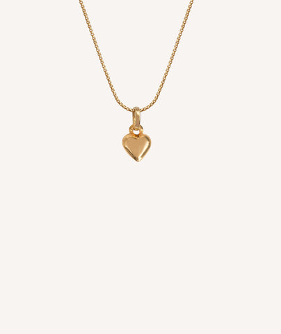 Colgante Babe colección Clásicos Plata de Ley 925 Chapado Oro 18Kt corazón