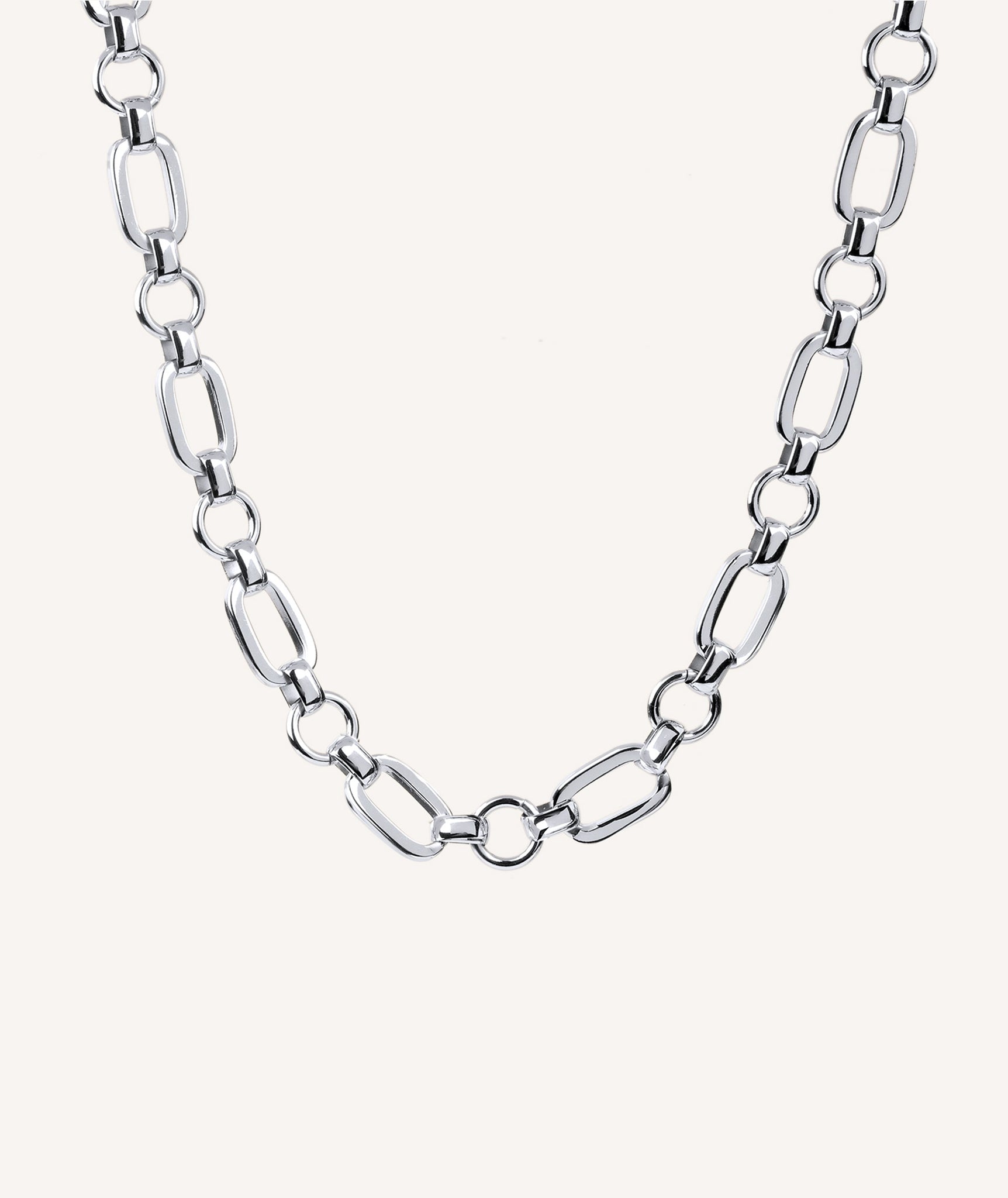 Collar eslabones Plata