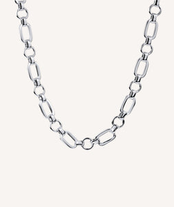 Collar eslabones Plata