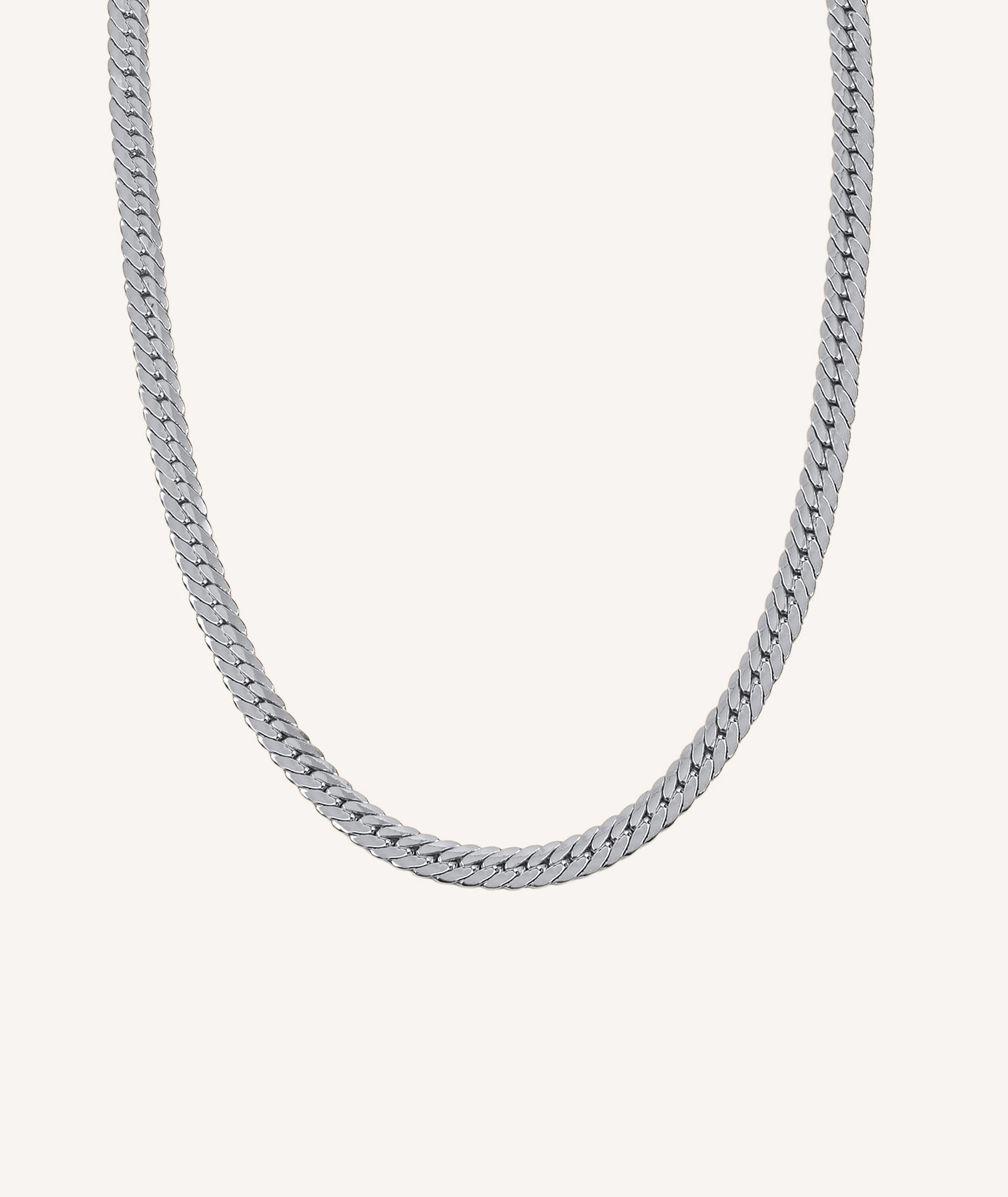 Collar Plano plata