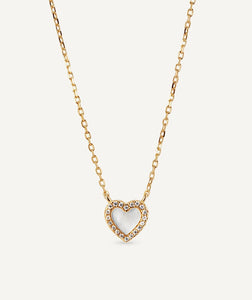 Collar T'estimo con madreperla y circonitas