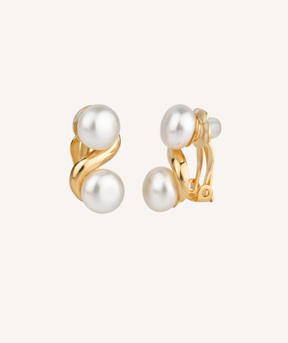 Pendientes Perlas infinito 9mm