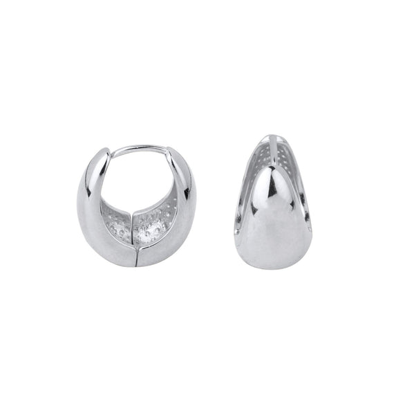 Zarcillos acabado en Plata Aro