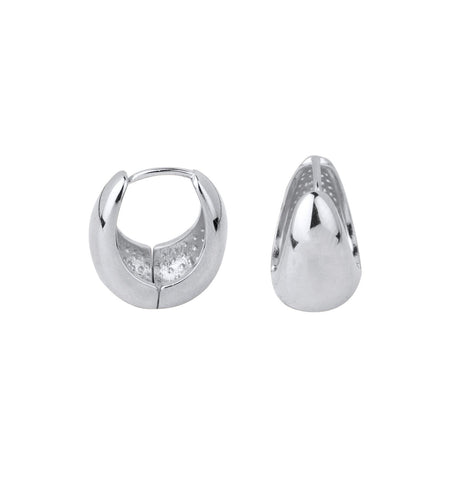 Zarcillos acabado en Plata Aro