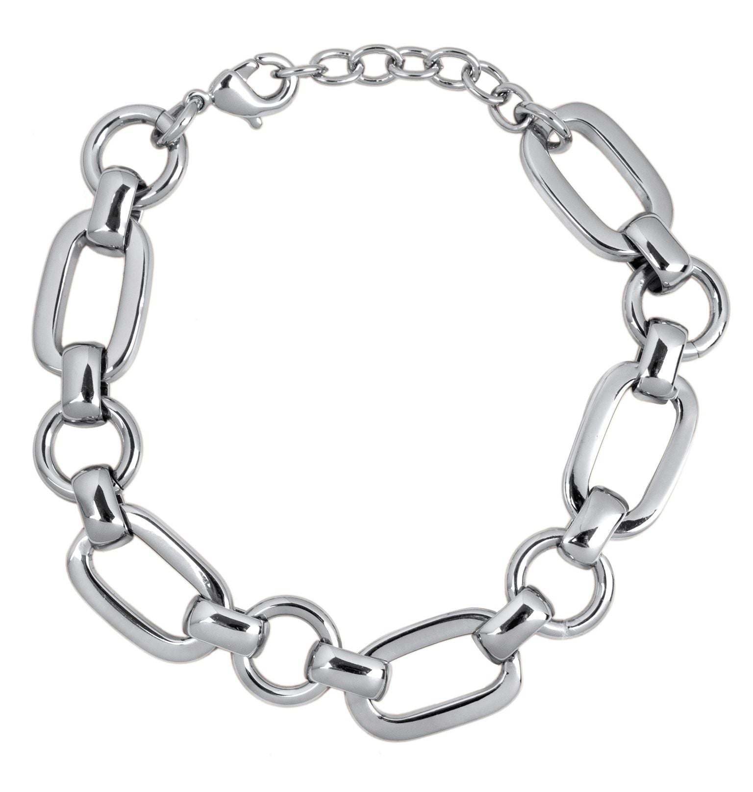 Pulsera acabada en Plata eslabones