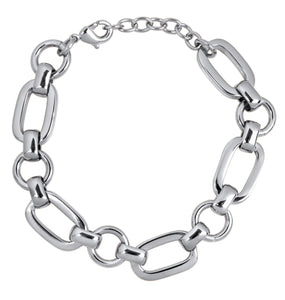 Pulsera acabada en Plata eslabones