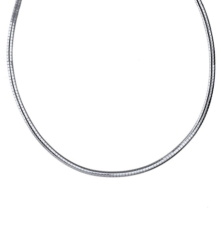 Collar acabado Plata ancho 4MM