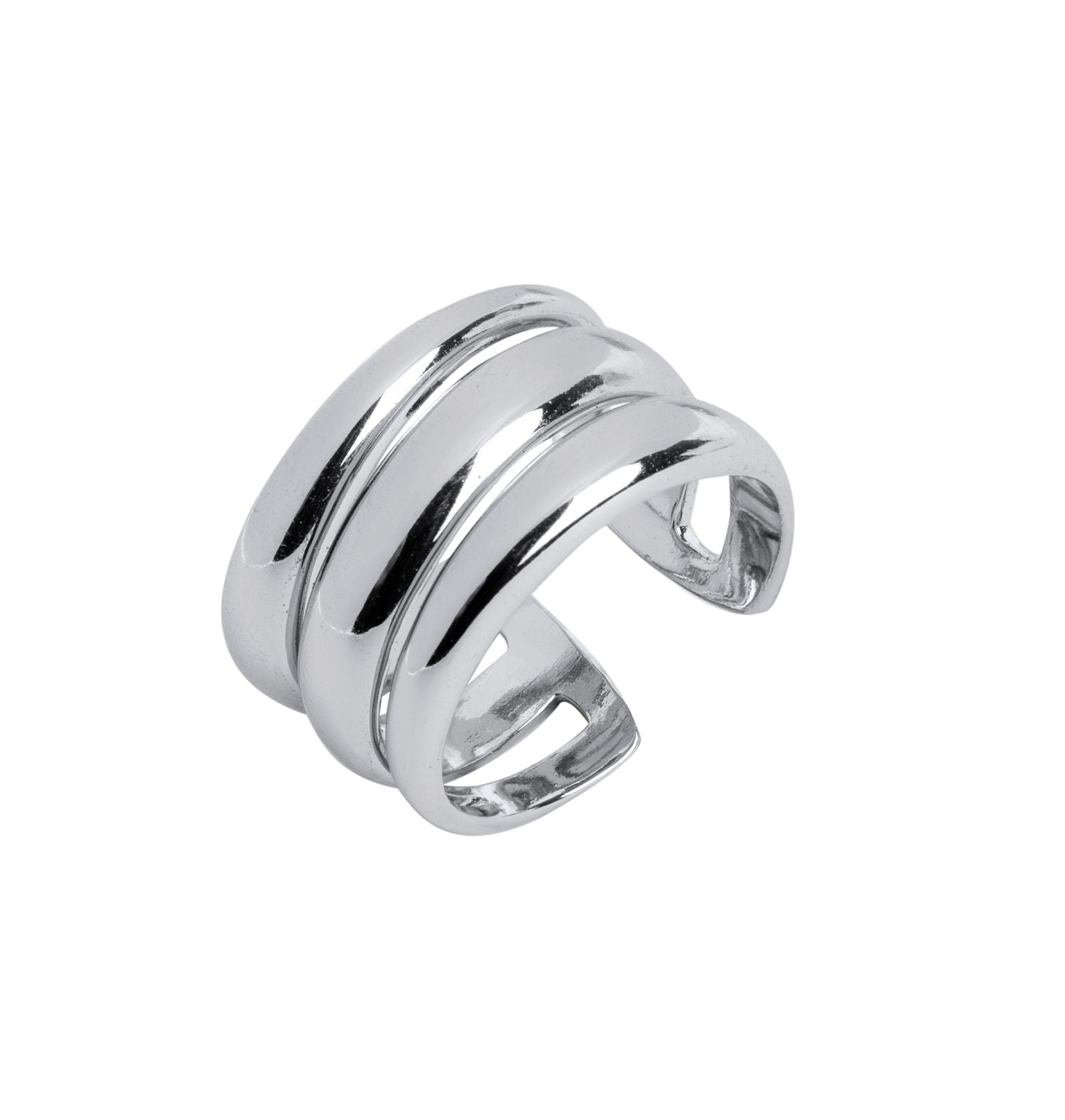 Anillo acabado Plata Tiras