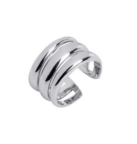 Anillo acabado Plata Tiras