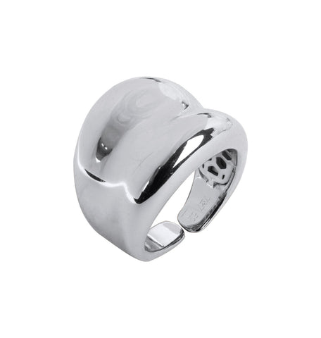 Anillo acabado Plata Tiras Brillo