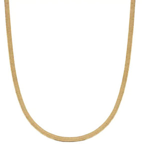 Collar acabado en Oro 18 Kt plano 3,3mm