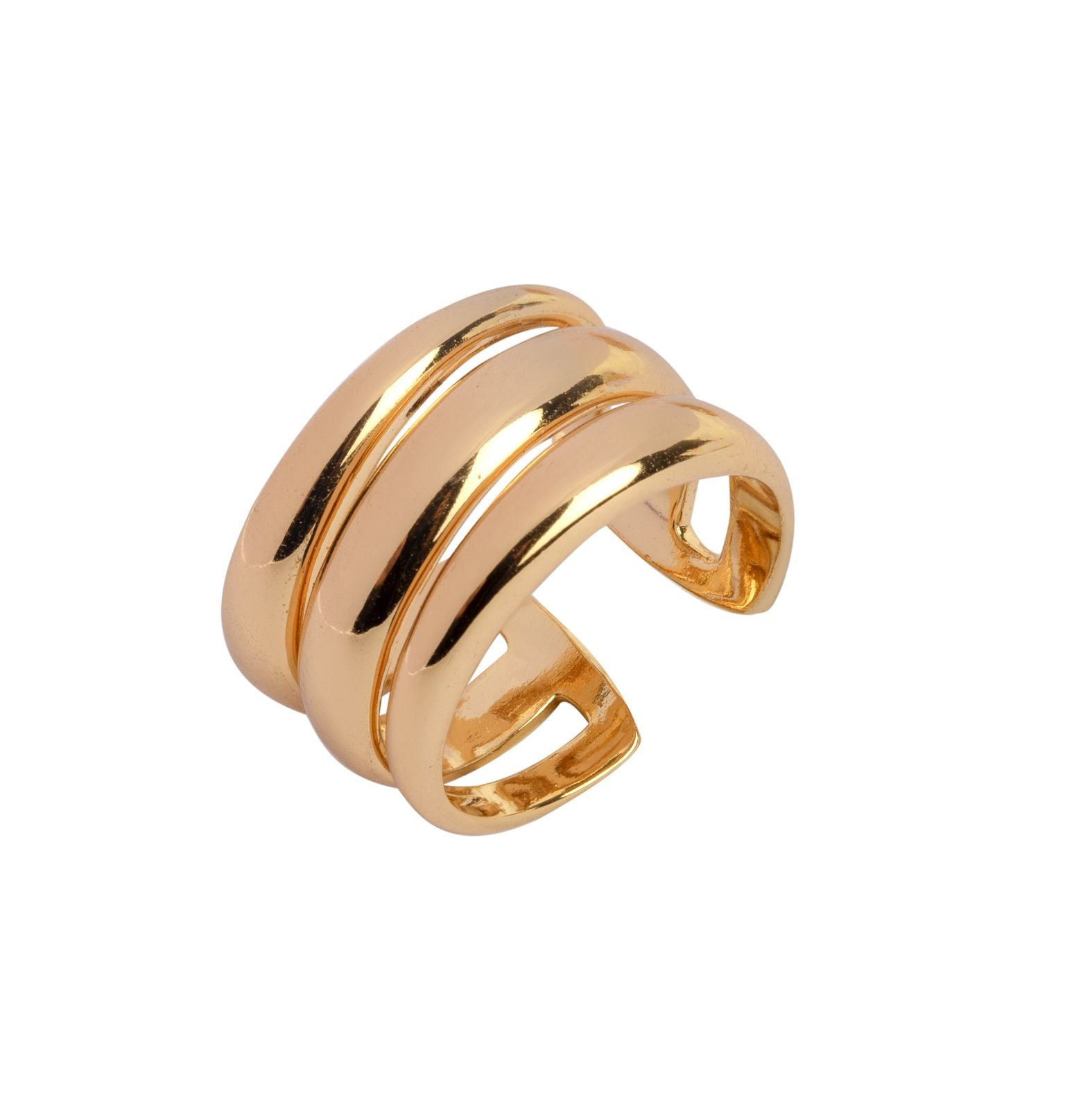 Anillo acabado Oro 18Kt Tiras