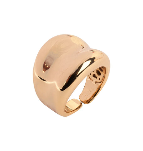 Anillo acabado Oro 18Kt Tiras Brillo